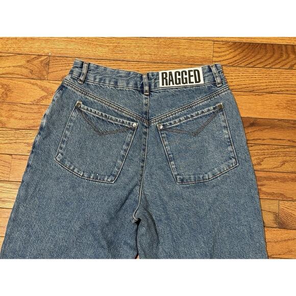 The Ragged Priest Women’s Cropped Flared Jeans High Waist Size 30 / 10 - Picture 12 of 13